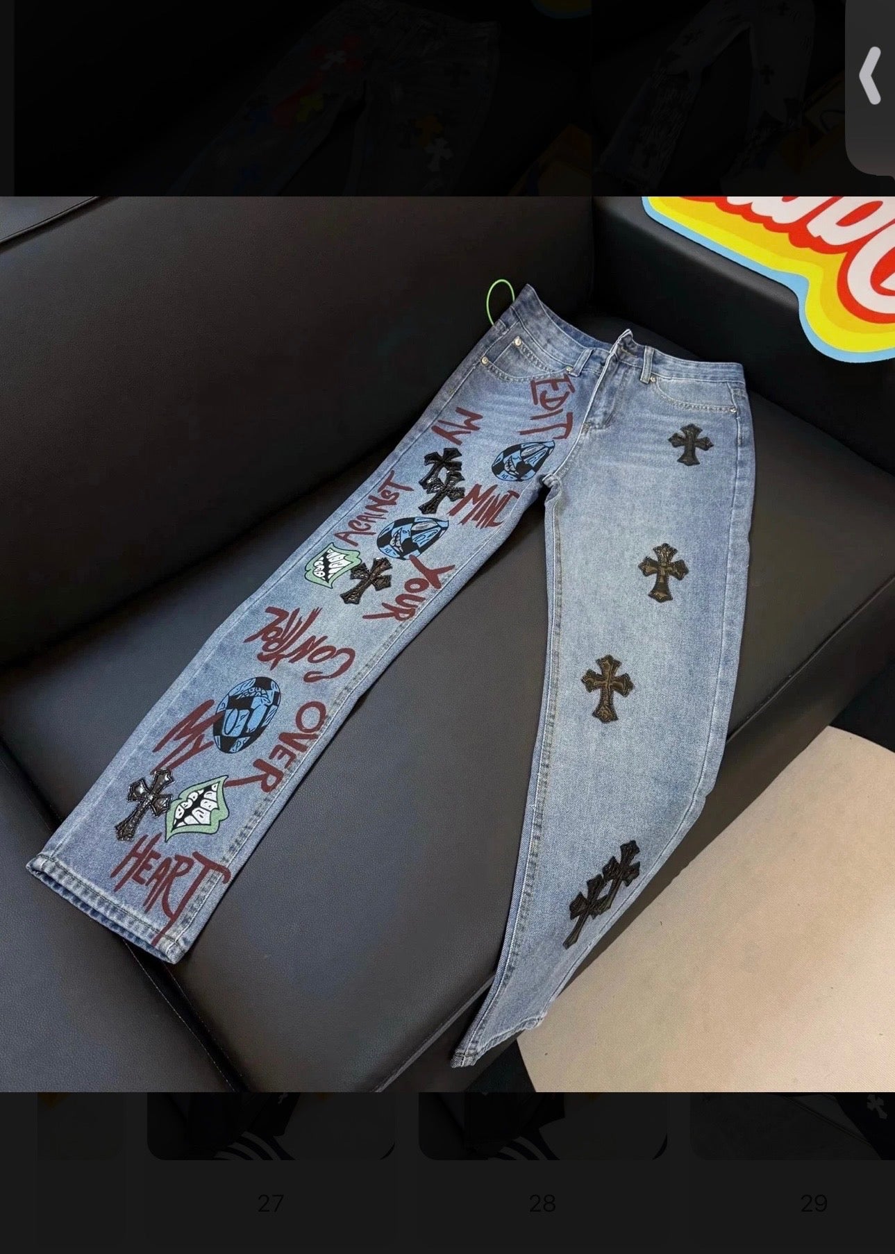 EXCLUSIVE CHROME JEAN